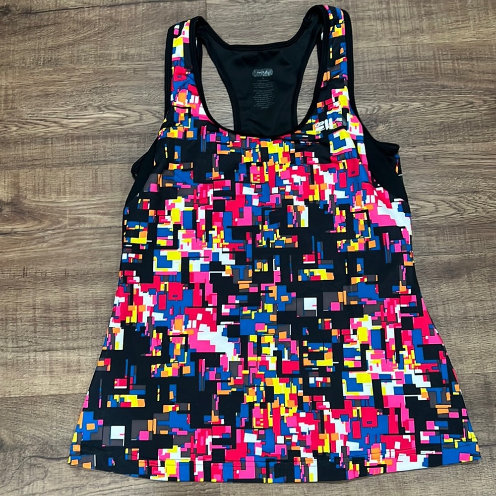 Racer back athletic tank